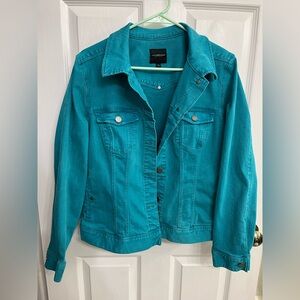 Liverpool Women's Teal Jean Jacket